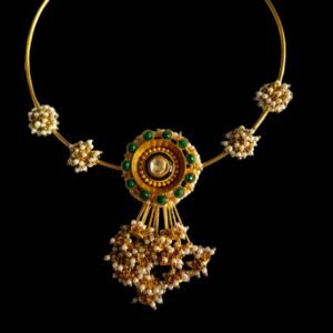 Kanhaverse Royal Emerald Radiance Necklace