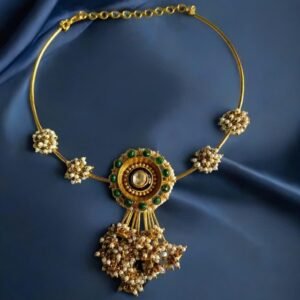 Kanhaverse Royal Emerald Radiance Necklace