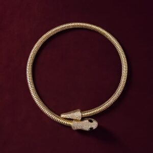 Kanhaverse Luxe Serpent Gold Choker