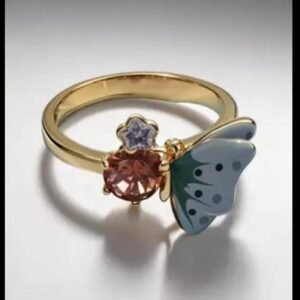 Kanhaverse Enchanted Butterfly Bloom Ring
